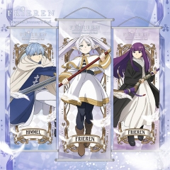 4 Styles 25*70cm Frieren: Beyond Journey's End Cartoon Wallscrolls Waterproof Anime Wall Scroll