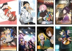 夜晚的水母不会游泳第一版 动漫海报 1套8张