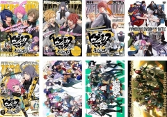 8PCS/SET 42*29CM Hypnosis Microphone Cartoon Decoration Anime Paper Poster