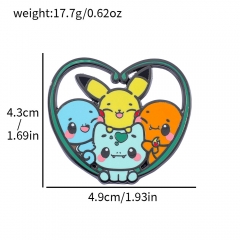 Pokemon Cartoon Pin Anime Alloy Brooch