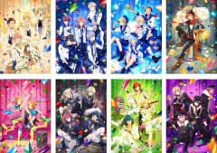 偶像梦幻祭第一版 动漫海报 1套8张