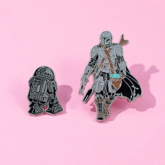 2 Styles Star Wars Cartoon Pin Anime Alloy Brooch