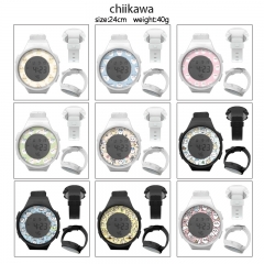 (with Light) 14 Styles Chiikawa Cartoon Clock Anime Watch