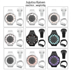 (with Light) 9 Styles Jujutsu Kaisen Cartoon Clock Anime Watch