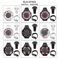 (with Light) 9 Styles K-POP BLACKPINK Cartoon Clock Anime Watch
