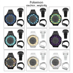 (with Light) 10 Styles Pokemon Cartoon Clock Anime Watch