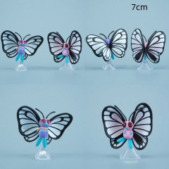 单款出 宠物小精灵 巴大蝶 巴他蝶 蓝色 粉色  高7cm 一箱380个