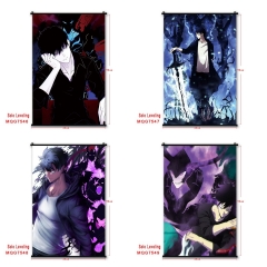 8 Styles 60*90cm Solo Leveling Cartoon Wallscrolls Waterproof Anime Wallscrolls