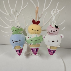 3pcs/set 10CM Sumikkogurashi Cartoon Anime Plush Toy Pendant