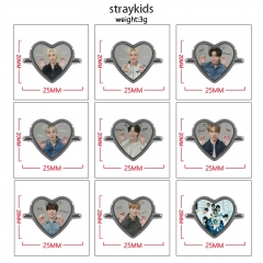 10 Styles K-POP Stray Kids Cartoon Anime Watch With Printed Strap Decorative Buckle