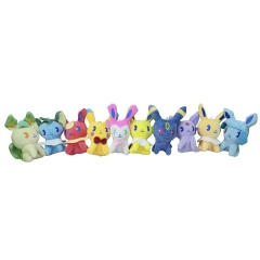 20PCS/SET 11CM Pokemon Eevee Cartoon Anime Plush Toy Pendant