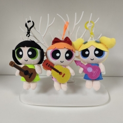 3pcs/set 10CM The Powerpuff Girls Cartoon Anime Plush Toy Pendant