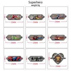 10 Styles Superhero Spider Man Cartoon Anime Watch With Printed Strap Decorative Buckle