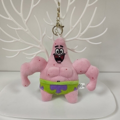 11CM SpongeBob SquarePants Patrick Star Cartoon Anime Plush Toy Pendant