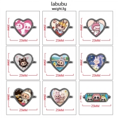 16 Styles POP MART Labubu Cartoon Anime Watch With Printed Strap Decorative Buckle