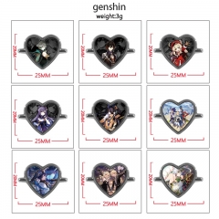 16 Styles Genshin Impact Cartoon Anime Watch With Printed Strap Decorative Buckle
