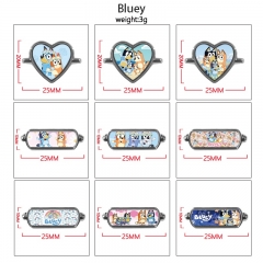 10 Styles Bluey Cartoon Anime Watch With Printed Strap Decorative Buckle