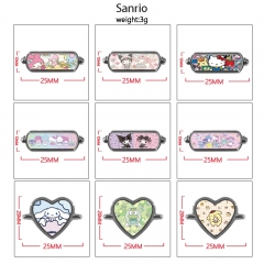 12 Styles Sanrio Cartoon Anime Watch With Printed Strap Decorative Buckle
