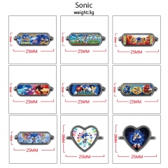 10 Styles Sonic the Hedgehog Cartoon Anime Watch With Printed Strap Decorative Buckle