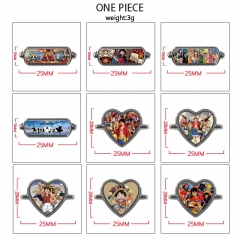 9 Styles One Piece Cartoon Anime Watch With Printed Strap Decorative Buckle