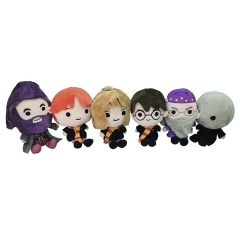 6pcs/set 20CM Harry Potter Cartoon Anime Plush Toy Pendant