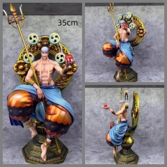 35cm GK One Piece Enel Cartoon PVC Anime Figure Toy