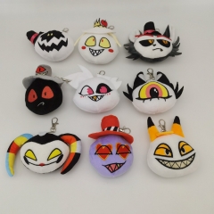 10 Styles Hazbin Hotel Cartoon Anime Plush Toy Keychain