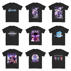 亚马逊猎魔女团 KPop Demon Hunters圆领短袖T恤休闲宽松上衣