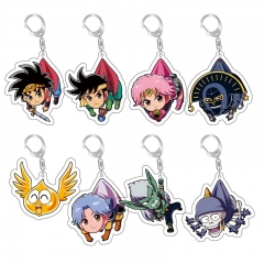 5cm 32 Styles Dragon Quest Cartoon Anime Acrylic Keychain