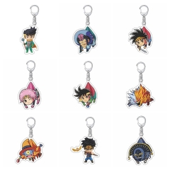 10 Styles Dragon Quest Cartoon Anime Acrylic Keychain