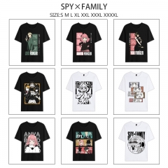 12 Styles SPY×FAMILY Cartoon Anime Short Sleeve T-shirt