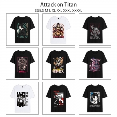 15 Styles Attack on Titan/Shingeki No Kyojin Cartoon Anime Short Sleeve T-shirt
