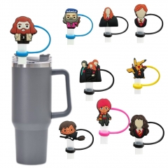 25 Styles Pokemon Cartoon Anime Straw Tips Cover Dust Proof Plugs