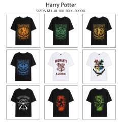 12 Styles Harry Potter Cartoon Anime Short Sleeve T-shirt