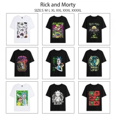 14 Styles Rick and Morty Cartoon Anime Short Sleeve T-shirt
