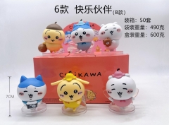 6pcs/set Chiikawa Cartoon Anime PVC Figures