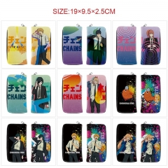 9 Styles Chainsaw Man Cartoon PU Purse Anime Long Wallet