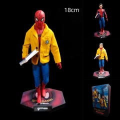 漫威 复仇者联盟 1/6 蜘蛛侠 双头雕 真衣 盒装手办 高18cm 一箱18