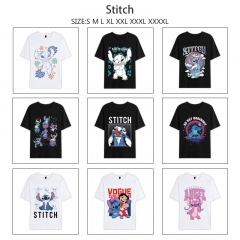 10 Styles Lilo & Stitch Cartoon Anime Short Sleeve T-shirt