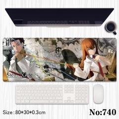80*30*0.3cm Steins Gate Cartoon Anime Mouse Pad