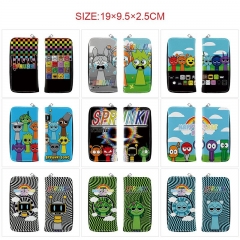 13 Styles Spunki Cartoon PU Purse Anime Long Wallet