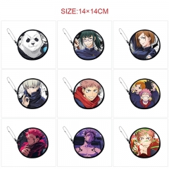 10 Styles Jujutsu Kaisen Cartoon PU Coin Purse Anime Wallet