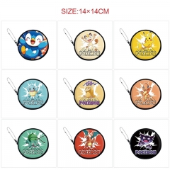 12 Styles Pokemon Cartoon PU Coin Purse Anime Wallet