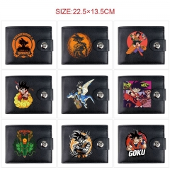 10 Styles Dragon Ball Z Cartoon Purse Anime Short Wallet