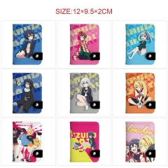 9 Styles Zombie Land Saga Cartoon PU Purse Anime Short Wallet