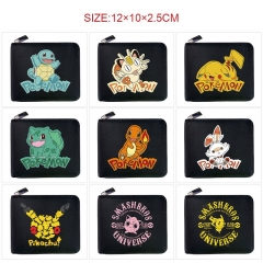 14 Styles Pokemon Cartoon Purse Anime Short Wallet