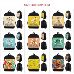 11 Styles Pokemon Cartoon Anime Backpack Bag