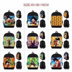 10 Styles Dragon Ball Z Cartoon Anime Backpack Bag