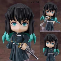 Nendoroid 2218# Demon Slayer: Kimetsu no Yaiba Tokitou Muichirou Cartoon Anime PVC Figure Toy