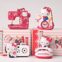 4pcs/set Hello Kitty Cartoon Anime PVC Figure